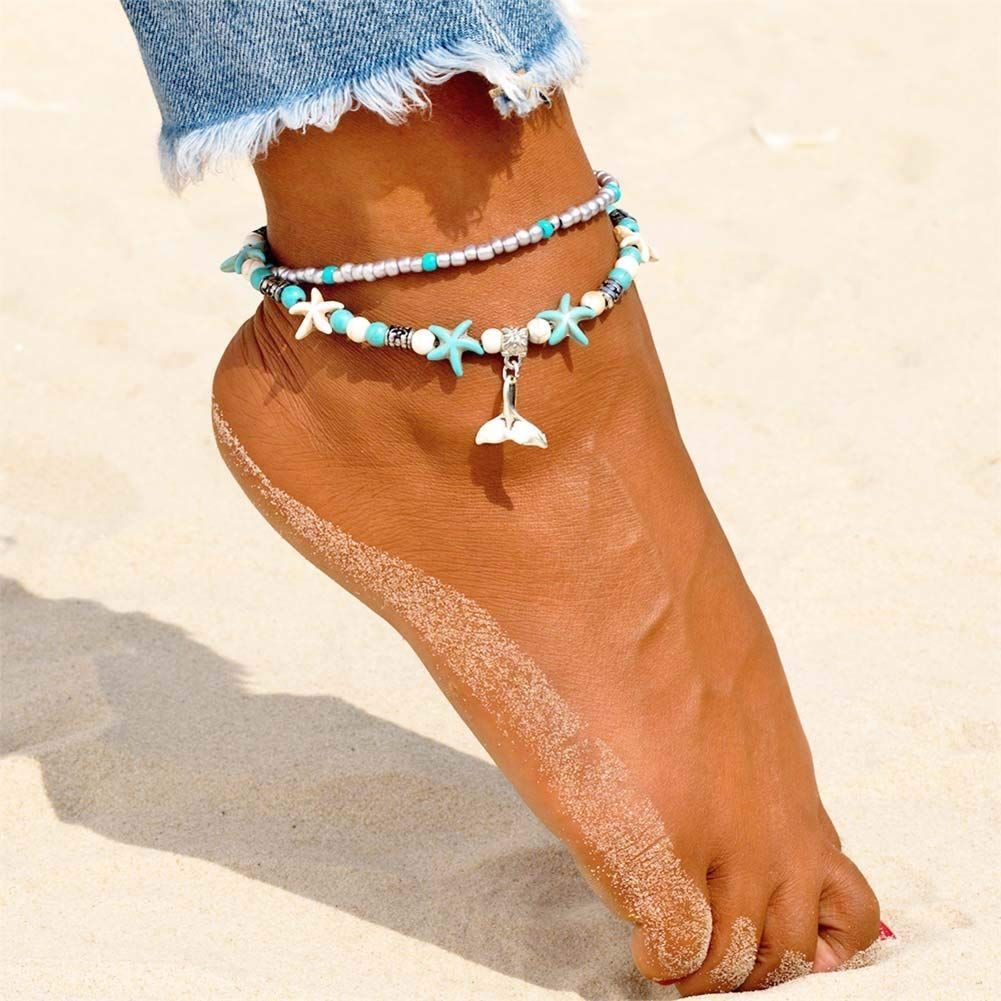 Lucbuyボヘミアン足首 足首のブレスレット