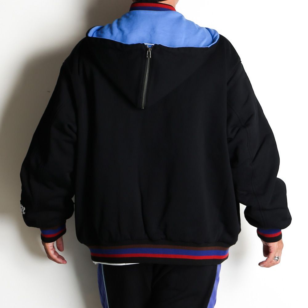 【FACETASM/ファセッタズム】× FRUIT OF THE ROOM / STADIUM JACKET - BLACK / スタジアムジャケット / KR-JK-M01【メンズ】【送料無料】