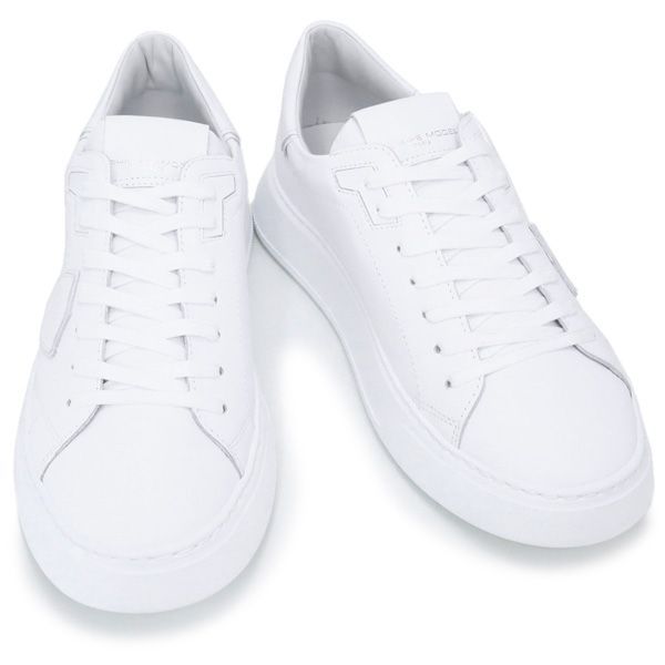 PHILIPPE MODEL PARIS フィリップモデル メンズ TEMPLE LOW スニーカー 靴 イタリア正規品 BTLU V001 新品 ホワイト