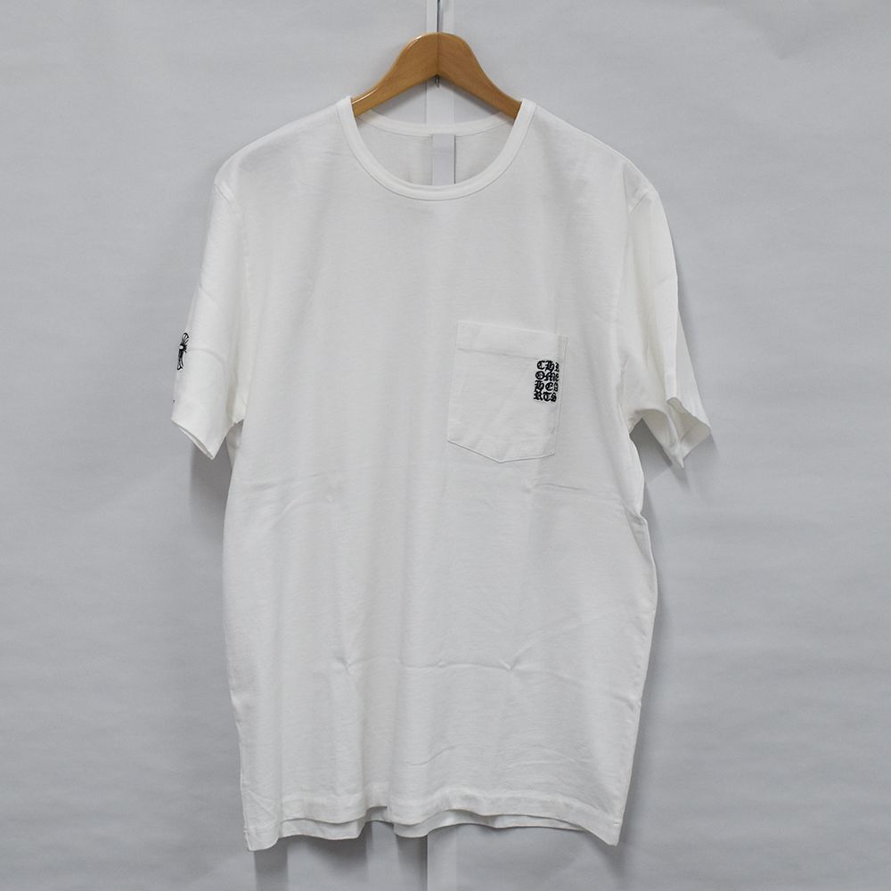 クロムハーツ y not ホワイト ヘンリーネック サーマルカットソー クロムハーツ y not ホワイト ヘンリーネック サーマルカットソー