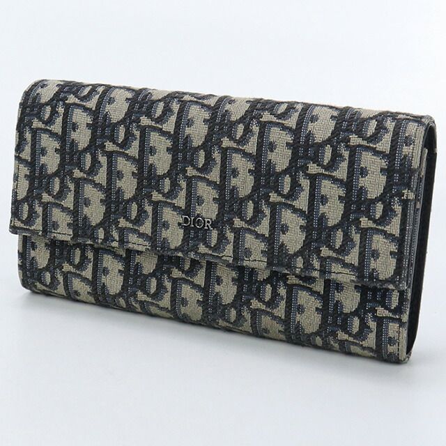 クリスチャンディオール　長財布 クリスチャンディオール Christian Dior 長財布ニ折小銭入付き