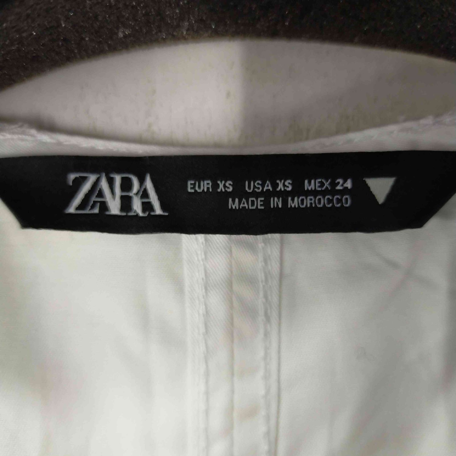 ザラ ZARA ジッパー ポプリン ワンピース レディース US XS - メルカリ