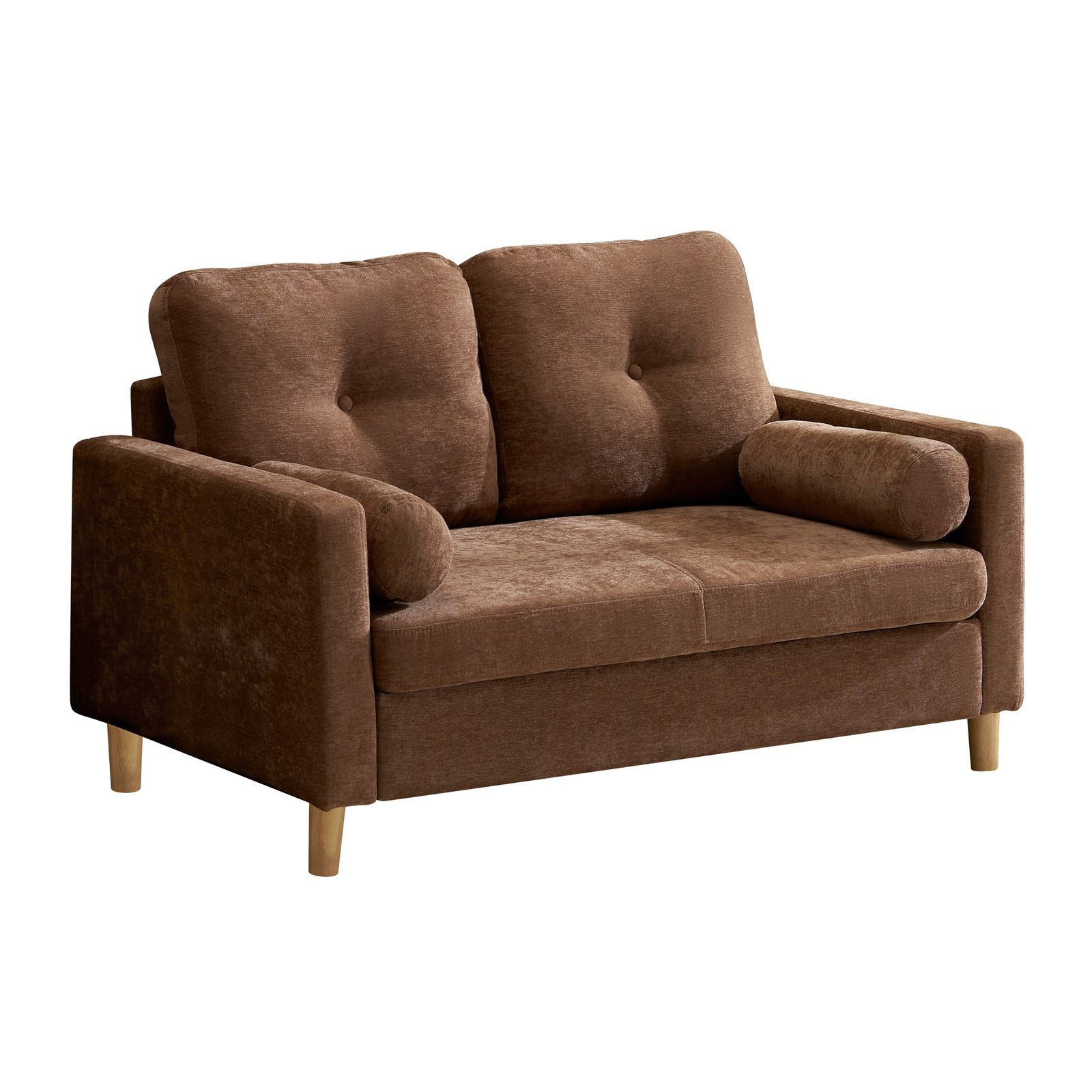 ソファ 二人掛け カウチ 枕付き ソファー おしゃれ 柔軟 ふわふわ 取付 な脚 柔軟な背もたれ 取り外し な背もたれ コンパクト 一人暮らし