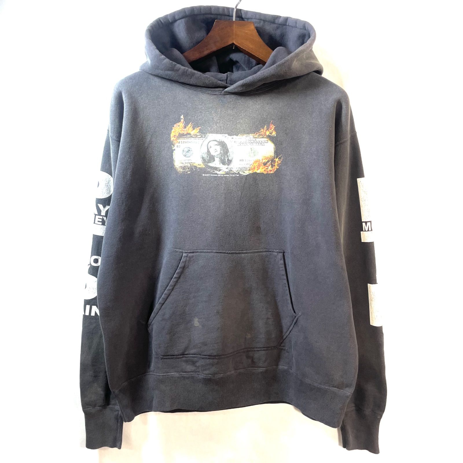 68】Saint Michael 24ss PTP Hoodie BRND MONEY セントマイケル ペイ 