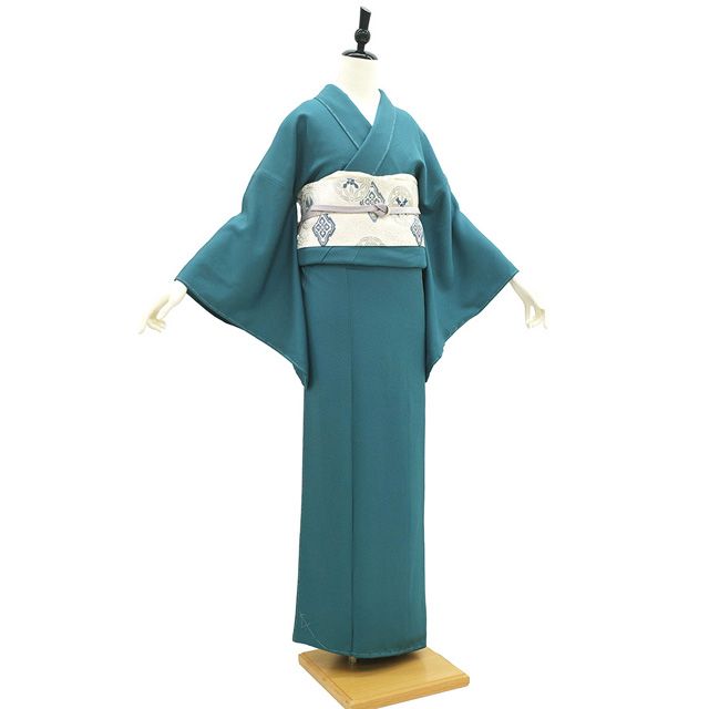 訪問着 未着用美品 正絹 友禅作家 千地泰弘作 身丈168.5cm 裄丈66.5cm