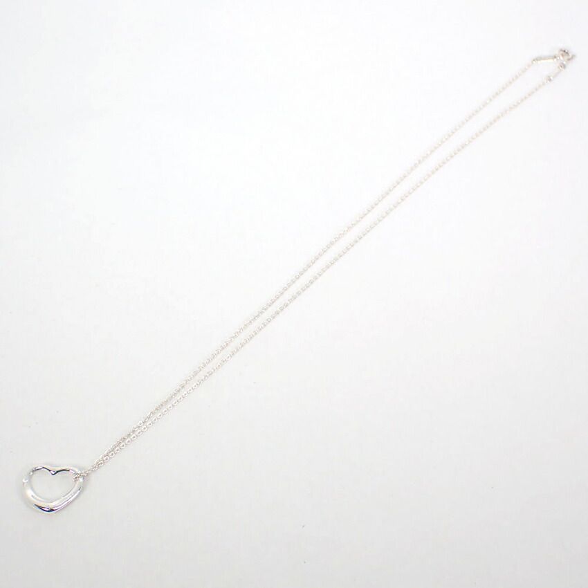 ティファニー 925 オープンハート ペンダント/ネックレス//g501-60  