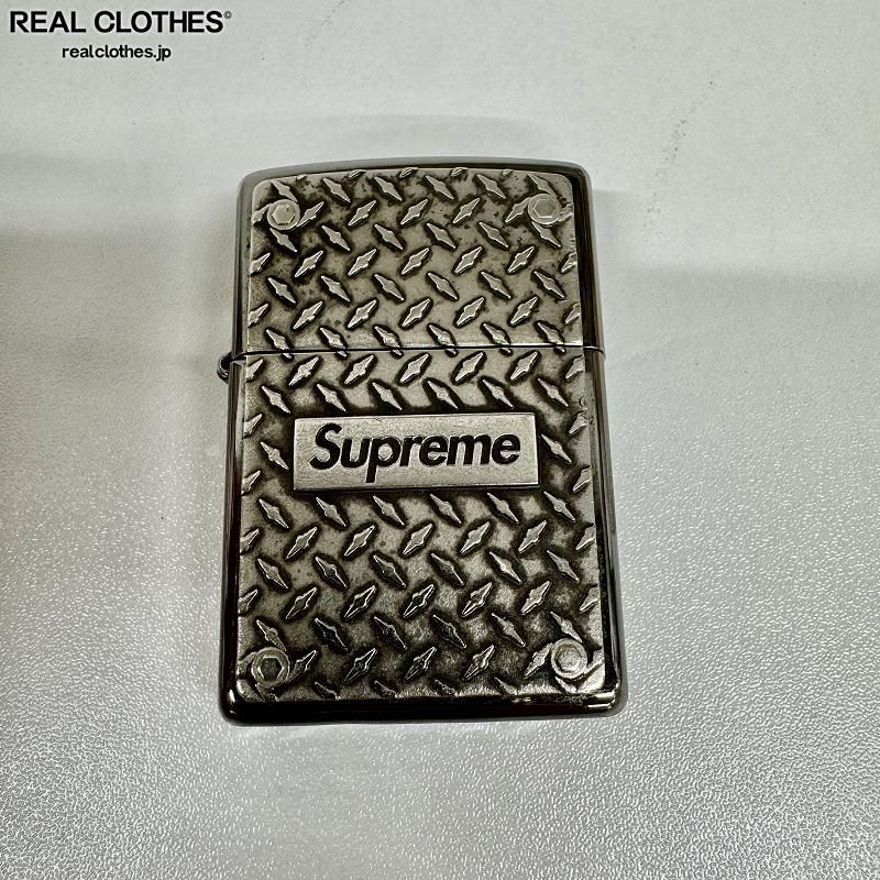 Supreme×ZIPPO|シュプリーム×ジッポー 19SS Diamond Plate|ダイヤモンド プレート オイルライター|2018年製