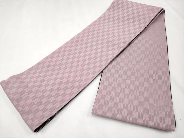 半幅帯 七宝花菱文