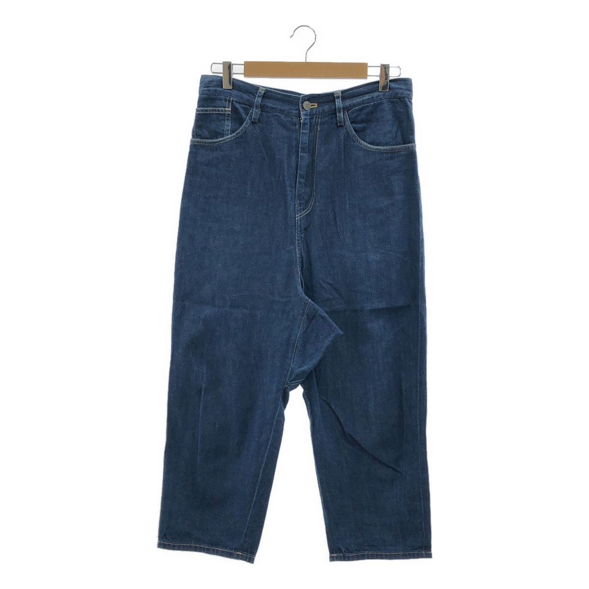 Y s | ワイズヨウジヤマモト | 2004AW | シンチベルト デニムサルエル パンツ | 2 | インディゴ | レディース