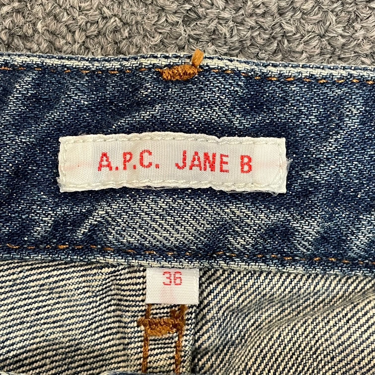 定価36300円 A.P.C. Jane Birkin Lou ジーンズ F ルージーンズ デニム インディゴ アーペーセー ジェーンバーキン コラボ  36 56051A - メルカリ