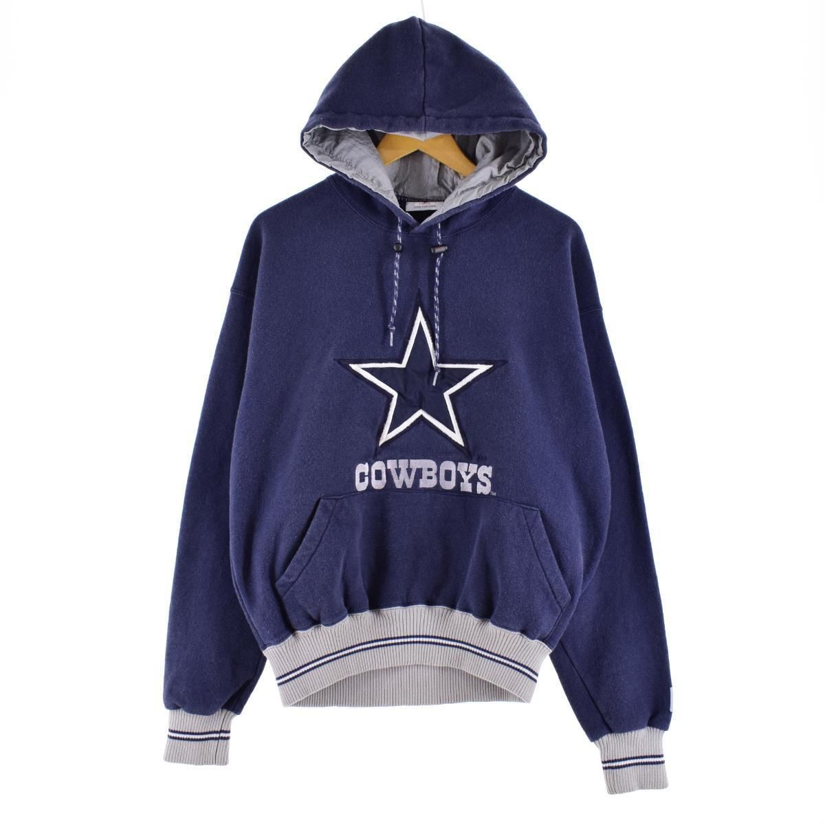 古着 The game NFL DALLAS COWBOYS ダラスカウボーイズ スウェットプルオーバーパーカー メンズXL /eaa305541 【SS2406】 古着 The game NFL DALLAS COWBOYS ダラスカウボーイズ