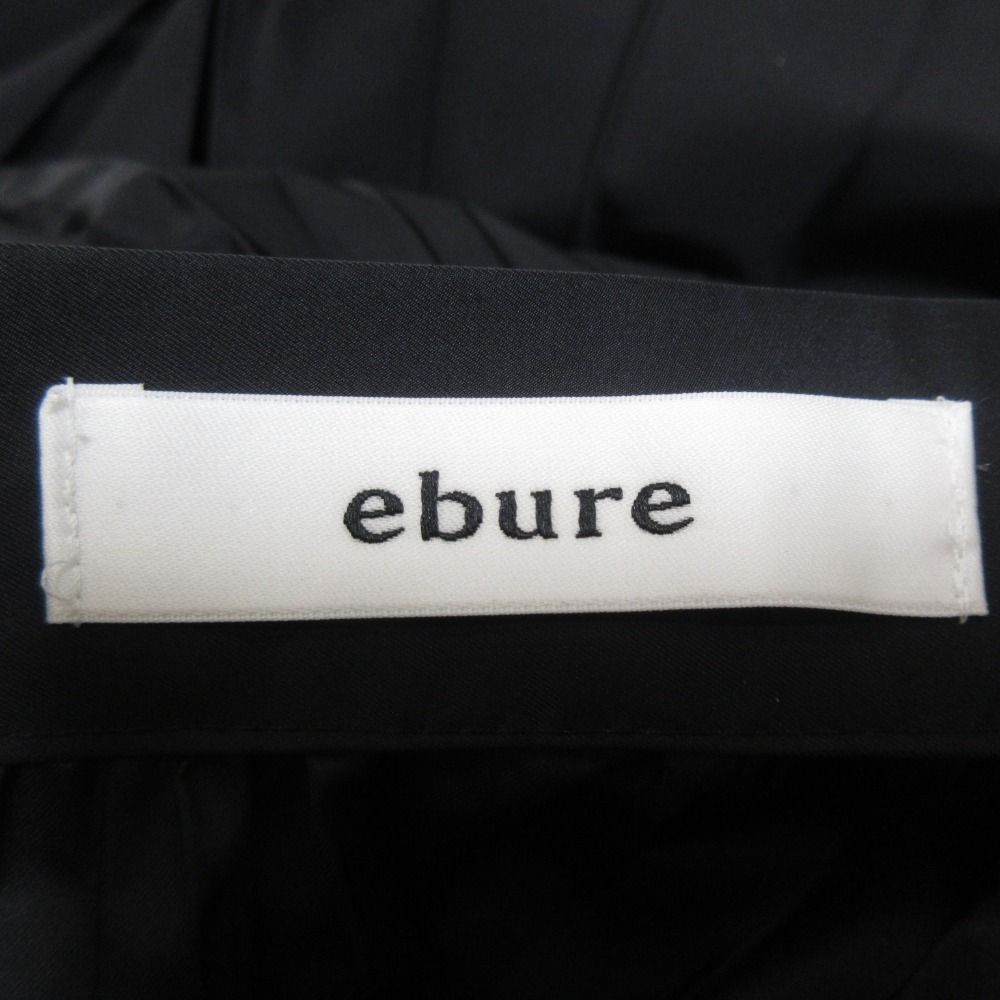 美品 23AW ebure エブール ポリタフタプリーツ ロングスカート 3810500108 サイズ36 ブラック レディース - メルカリ