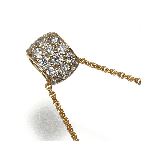 ミキモト ネックレス ダイヤ ダイヤモンド 0.72ct パヴェ K18YG 178300
