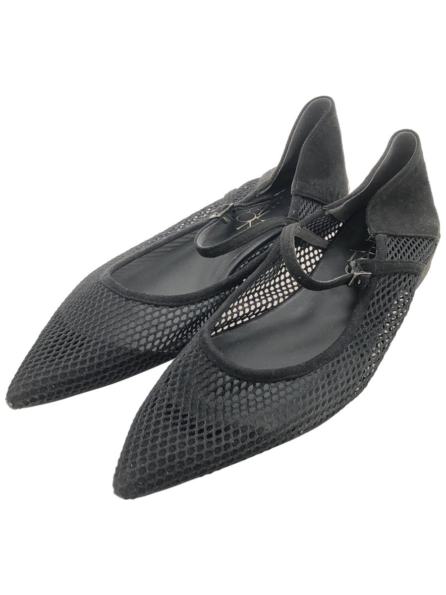 Le Talon (ルタロン) メッシュストラップフラットパンプス レディース