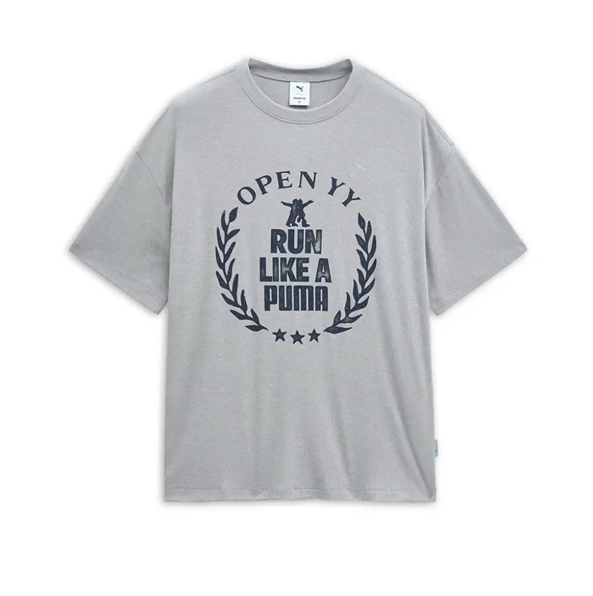 当日発送 Open YY プーマ 半袖 Tシャツ グレー M