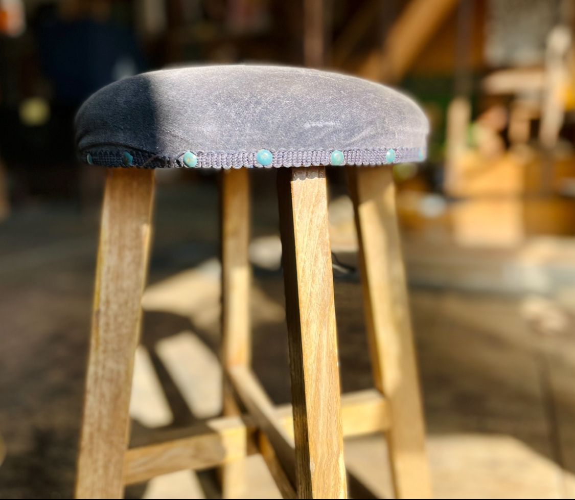 ①病院ドクター用丸椅子　藤沢工業　ACS700LBL　オフィースチェア　送料込み ②病院ドクター用丸椅子 藤沢工業 ACS700LBL オフィースチェア 送料