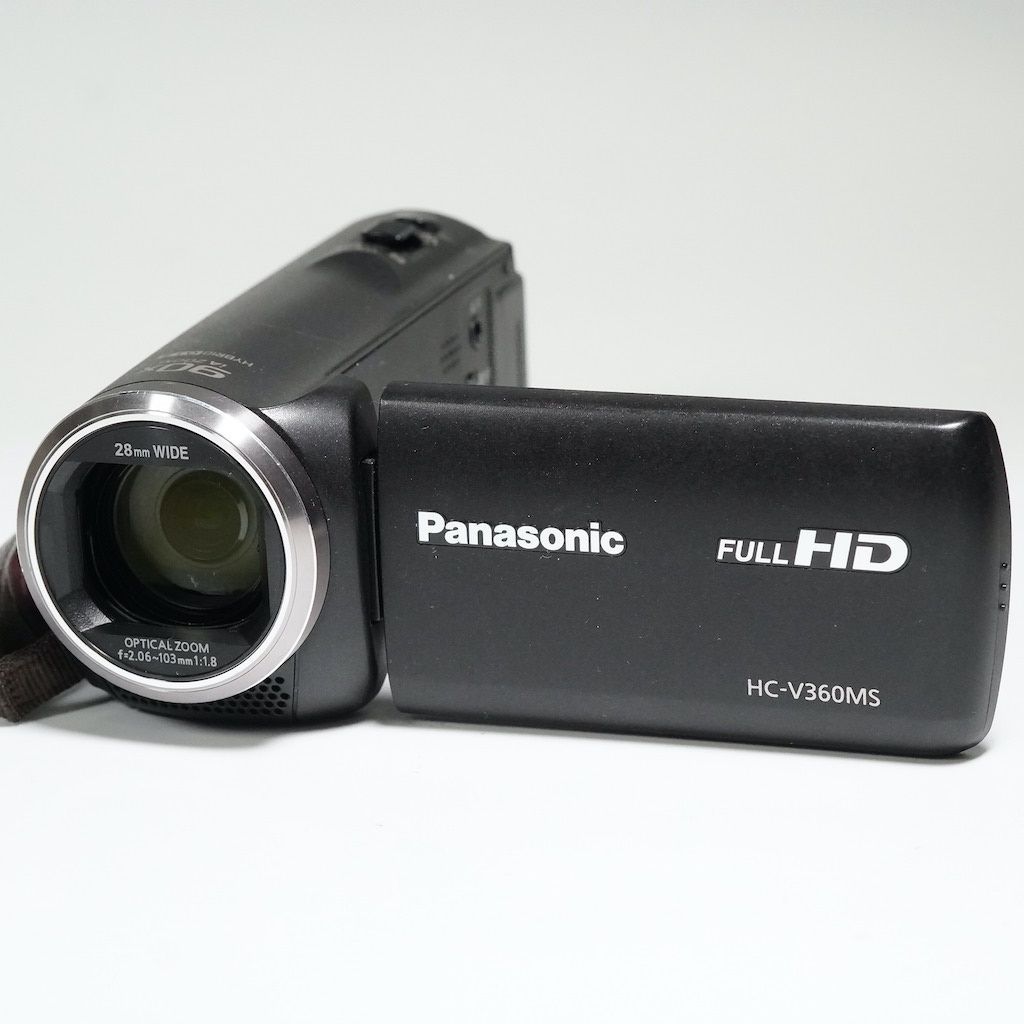 Panasonic パナソニック HC-V360MS ブラック ビデオカメラ 動作OK 1 ...