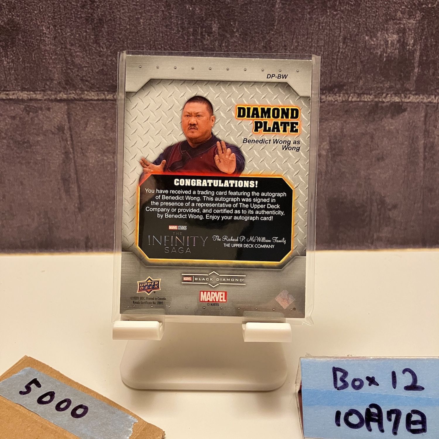 upper deck marvel サインカード The Marvels カマラ UPPER DECK