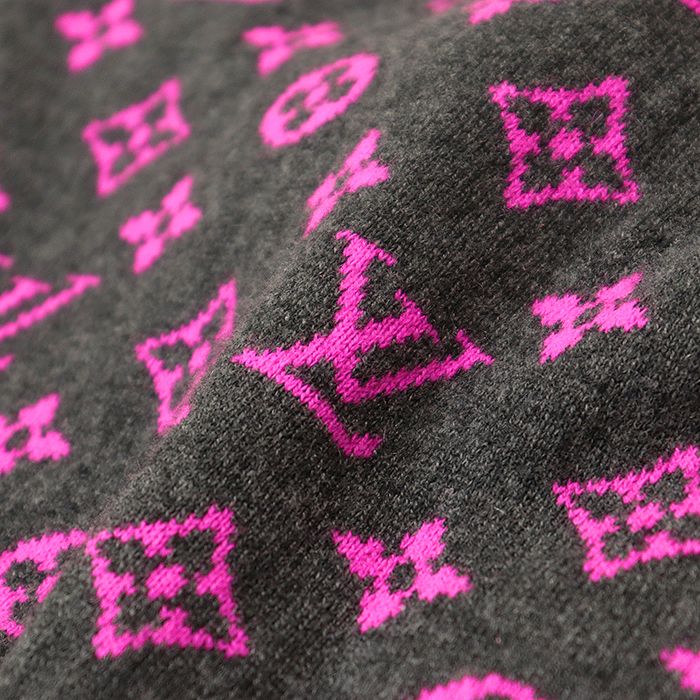 Louis Vuitton ピンク モノグラムセーター 極美品】LOUIS VUITTON ルイ・ヴィトン セーター 2018AW ニット