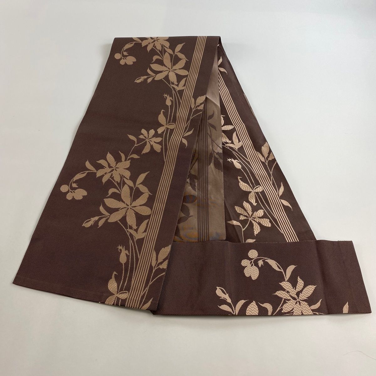 名古屋帯　鉄線花　黒地　金彩　着物　044a d 名古屋帯 鉄線花 黒地 金彩 着物 044a d 【楽天市場】鉄線 帯