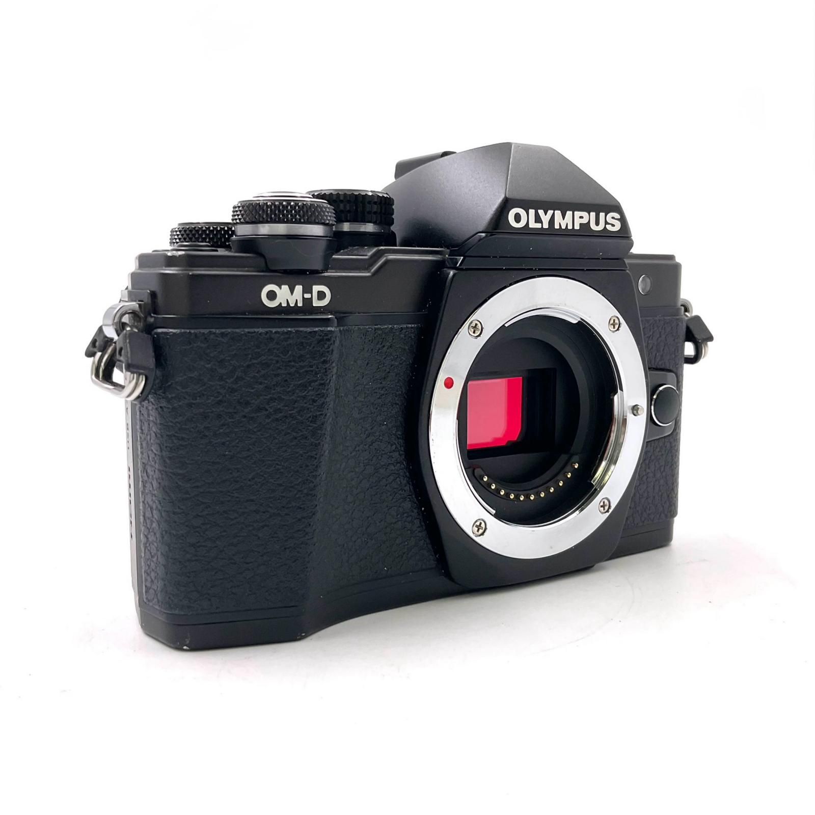 全額返金保証 最速発送 OLYMPUS デジタル一眼 OM-D E-M10 Mark II ボディ ブラック 動作 済 シャッター9521回