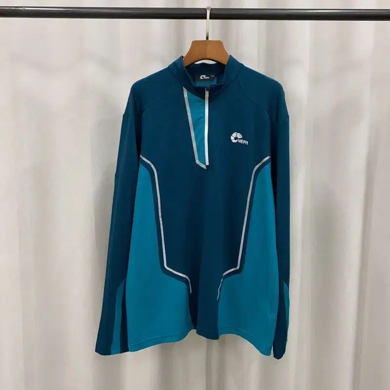 NEPA(ネパ) アウトドア 登山 機能性 ハーフジップ 長袖Tシャツ 100 S03290
