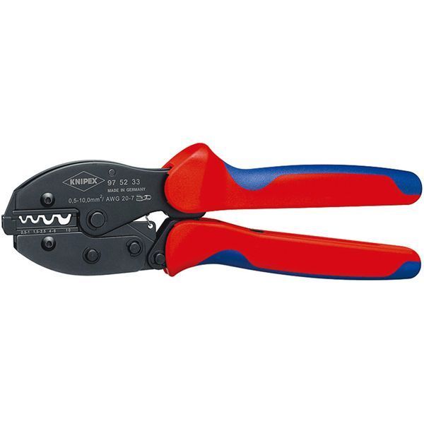 KNIPEX クニペックス 圧着ペンチ コンフォート 全長220mm 9752-33