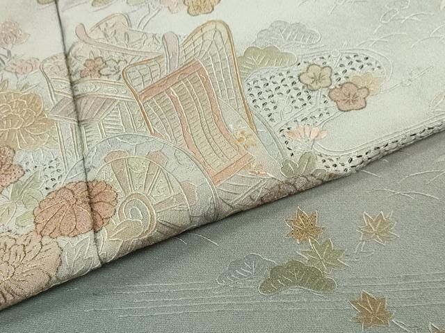 平和屋着物▽中国三大刺繍 スワトウ刺繍 汕頭刺繍 総刺繍 訪問着