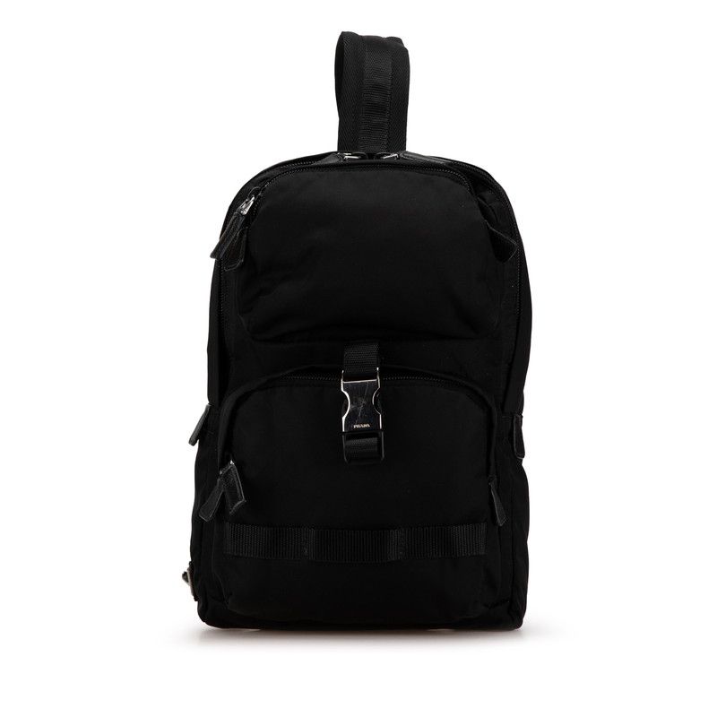 プラダ ボディバッグ 2VZ013 ブラック ナイロン