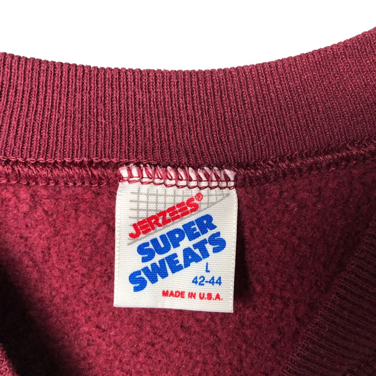 古着 80~90年代 ジャージーズ Jerzees SUPER SWEATS プリント