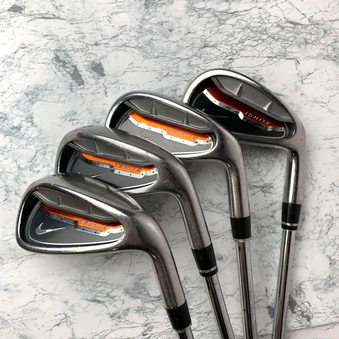 【男性用】NIKE ナイキ IGNITE アイアンセット 7本 Nike イグナイト 7本アイアンセット 美品 ゴルフ クラブ 初心者 希少
