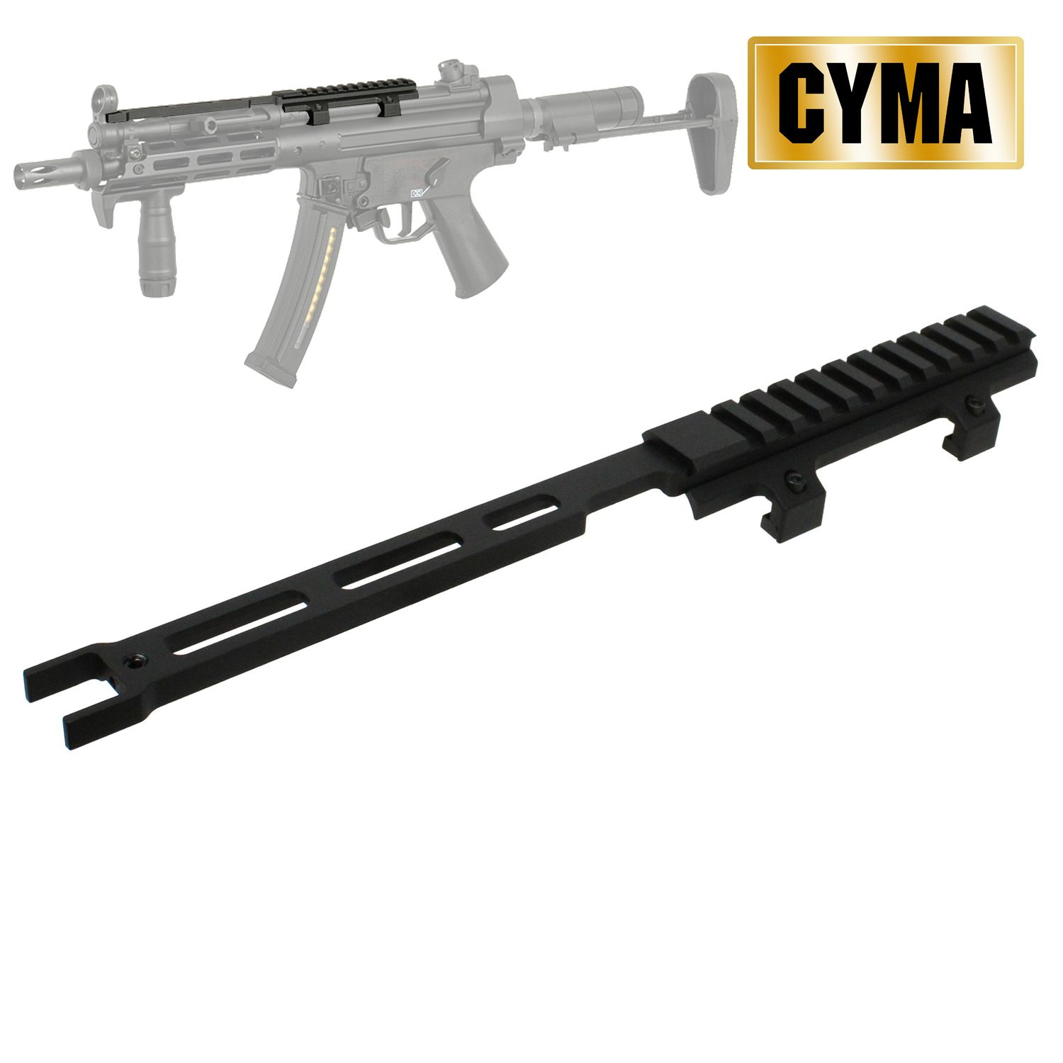 CYMA MP5用 M-LOK トップレール