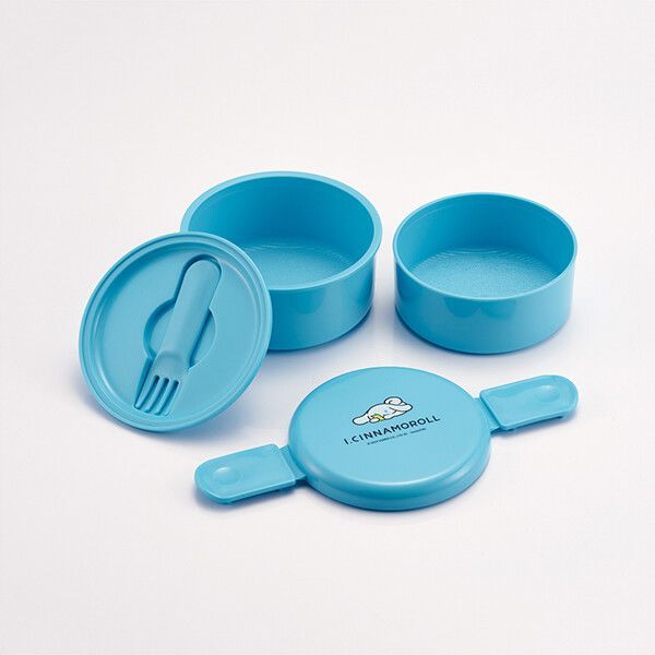 I.CINNAMOROLL (アイシナモロール) 抗菌 丸型ランチボックス2段