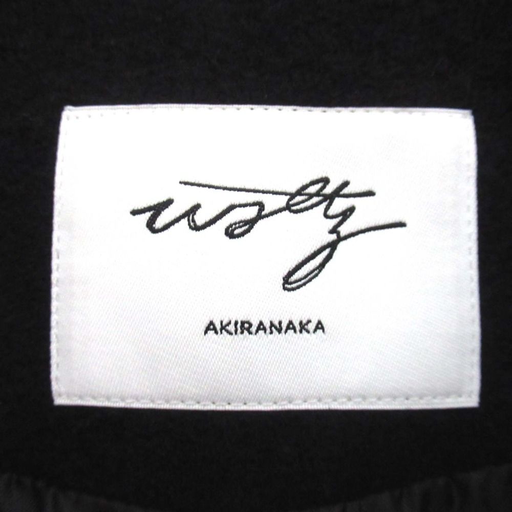 美品 24AW Waltz ワルツ AKIRANAKA アキラナカ ウール ノーカラー