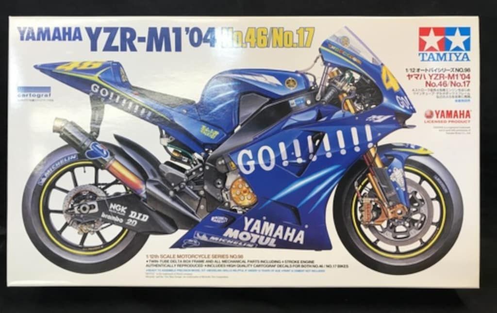 タミヤ 1/12オートバイシリーズ YAMAHA YZR-M1'04 No.46/No.17 98
