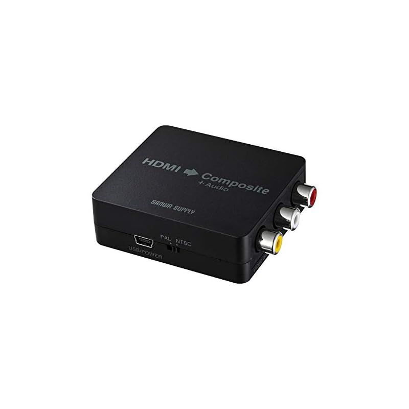 【在庫限り】サンワサプライ HDMI信号コンポジット変換コンバーター VGA-CVHD3