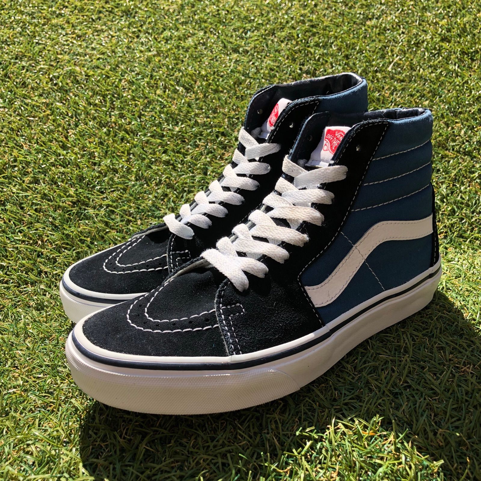 美品23 US企画！VANS SK8-HI ヴァンズ スケート ハイ E692靴/シューズ