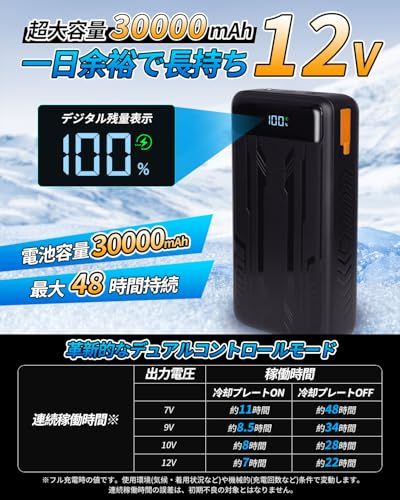 2025最強進化＆ペルチェ素子付き 超強冷風＆30000mAh大容量