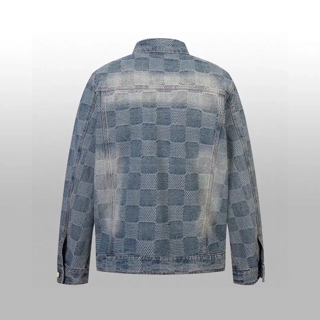 【カジュアルスポーティー♪】ルイ ヴィトン☆ジャケット LOUIS VUITTON ルイヴィトン 24SS ミックスレザーバーシティ