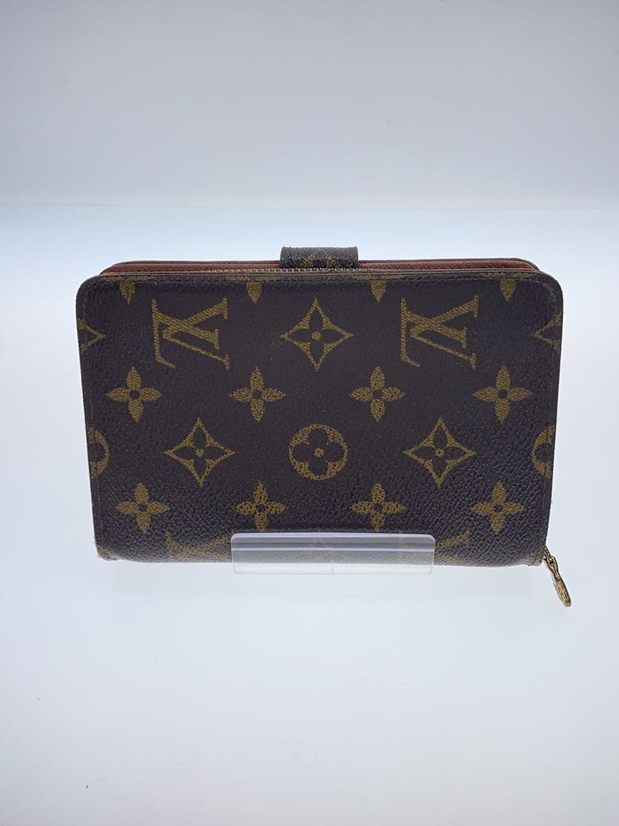 LOUIS VUITTON ポルト・パピエ・ジップ_モノグラム・キャンバス_BRW PVC ブラウン レディース - メルカリ