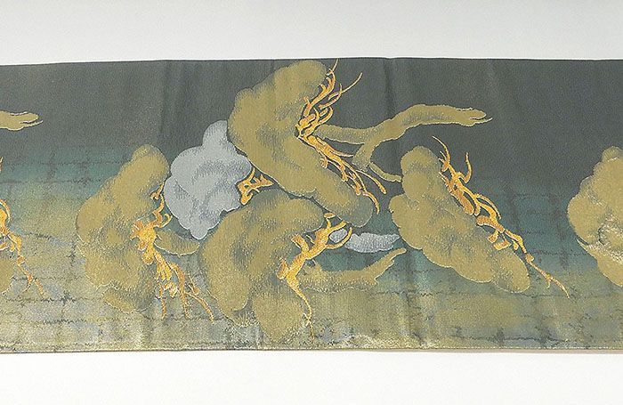 袋帯 正絹 染色作家 草野一騎作 袋帯 美品 リサイクル g0640 - メルカリ