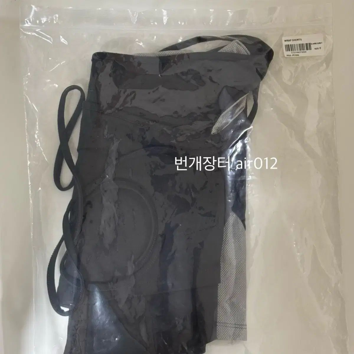 HYEIN SEO ヘインソ ラップ ショートパンツ ダーク グレー 0