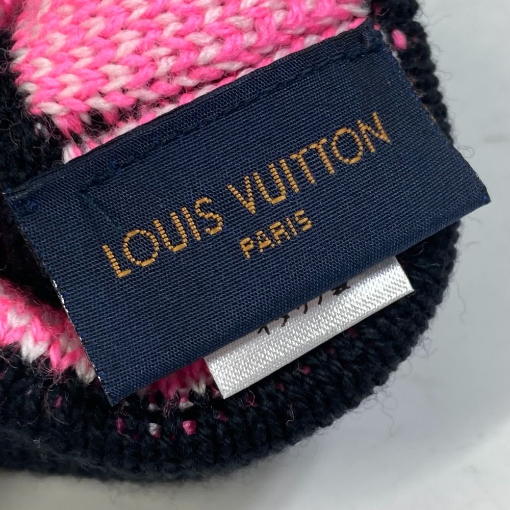 LOUIS VUITTON モノグラム ゴン 3D グローブ 手袋 ウール-