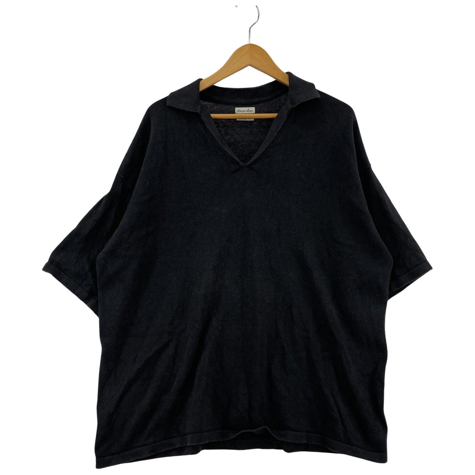 Steven Alan スティーブンアラン スキッパーニットポロシャツ Steven