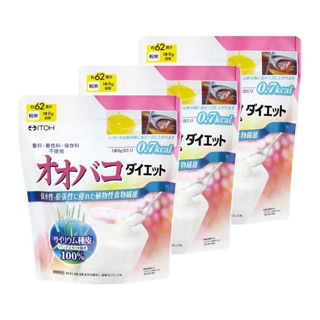 井藤漢方製薬 オオバコダイエット約62日 500g 香料 着色料 保存