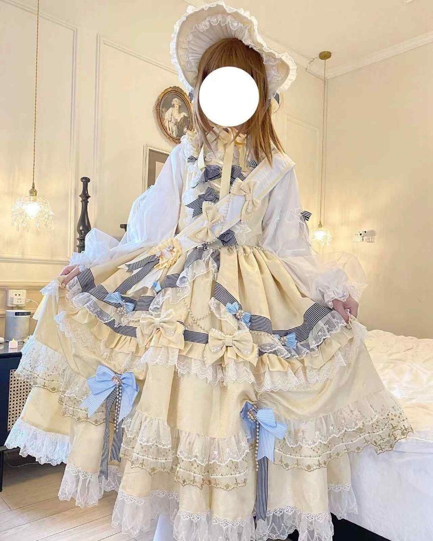 LT-369【新品】 lolita オリジナル 洋服 ロリータ ワンピース