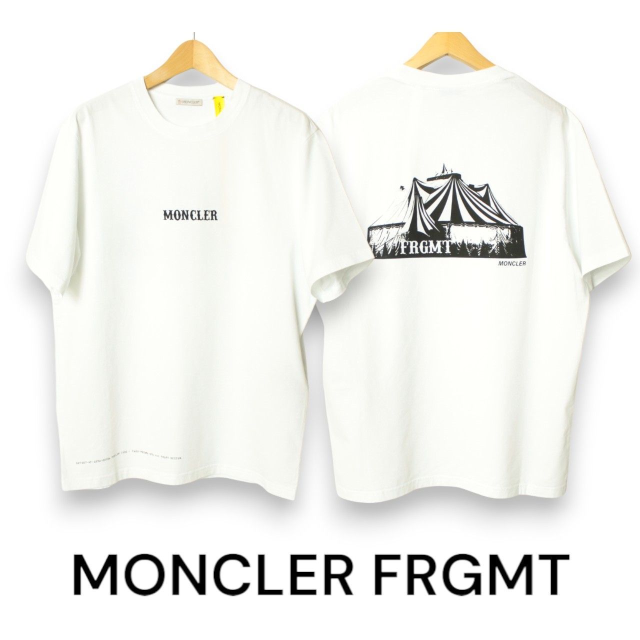 新品】MONCLER モンクレール Tシャツ メンズ XS ホワイト GENIUS ...