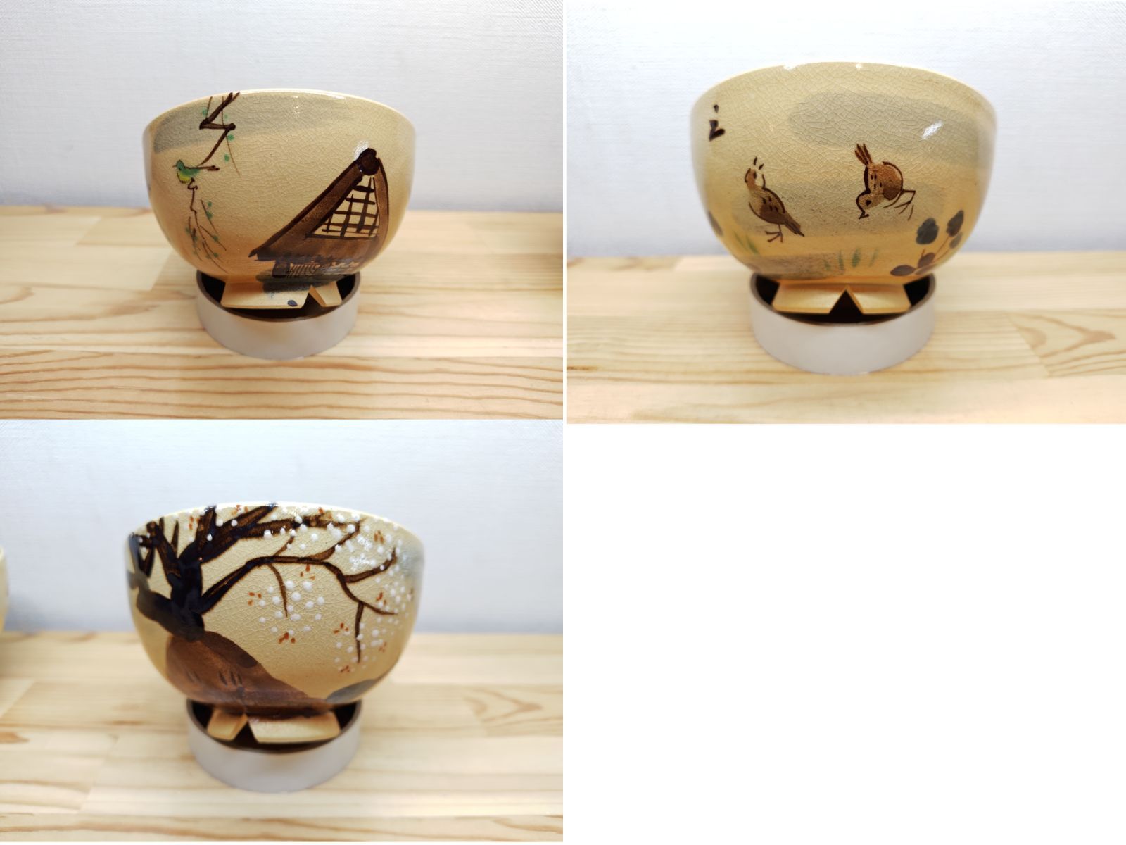 逢絢亭・新品】茶道具 数茶碗 京焼 乾山写 十二か月絵替わり数