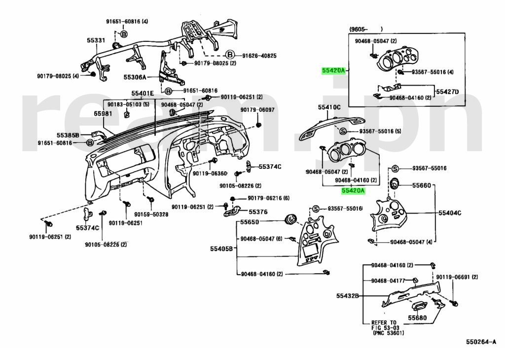 新品 トヨタ純正 80 スープラ インストルメントクラスタフィニッシュ  
