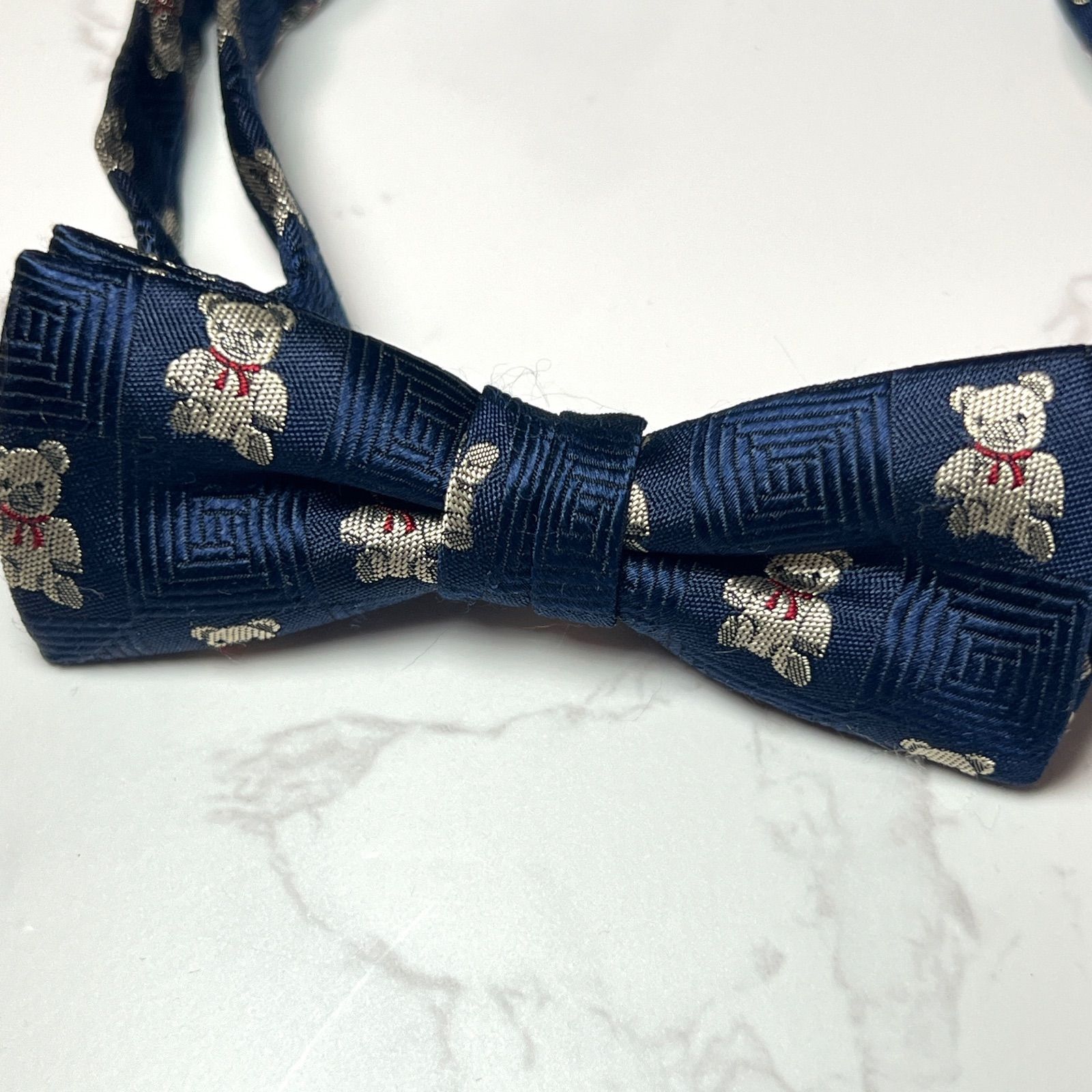 BURBERRY バーバリー 蝶ネクタイ キッズ クマ シルク - メルカリ